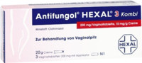 ANTIFUNGOL HEXAL 3 Kombi 3 Vag.Tbl.+20g Cr.